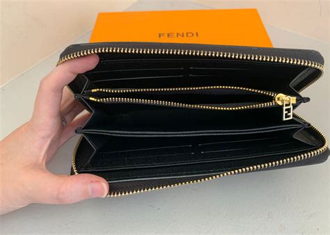 fendi black zucca wallet|buy Fendi zucca online.